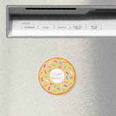 Maple Donut Magnet met Sprinkles (Insitu (Vaatwasser))