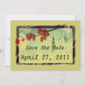 Maple en Magnolia Blossom Save The Date (Voorkant)