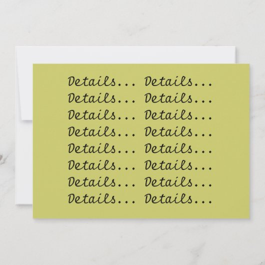 Maple en Magnolia Blossom Save The Date (Achterkant)