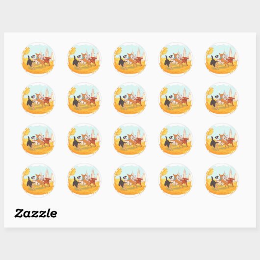 Maple en vrienden stickers (Vel)