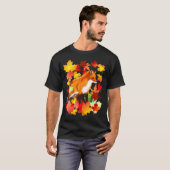 Maple Fox Leaf Herfst Herfstbladeren Natuur Seizoe T-shirt (Voorkant volledig)