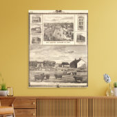 Maple Grove Herd, Cedar Co New Hampton Canvas Afdruk (Insitu (Woonkamer))