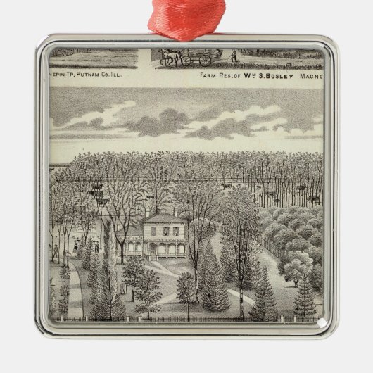 Maple Grove Metalen Ornament (Voorkant)