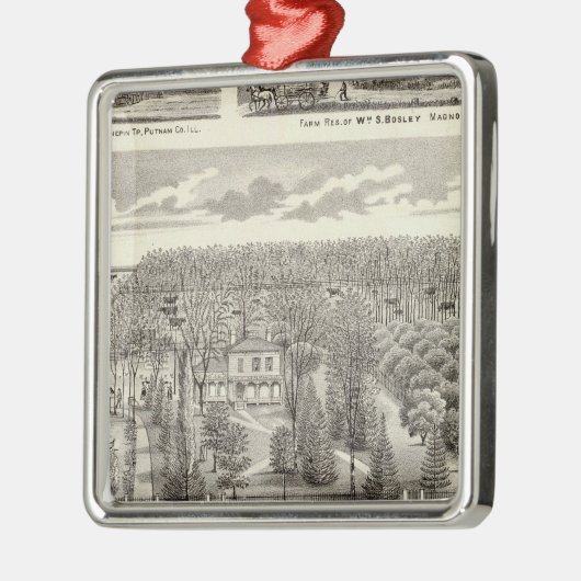 Maple Grove Metalen Ornament (Links)