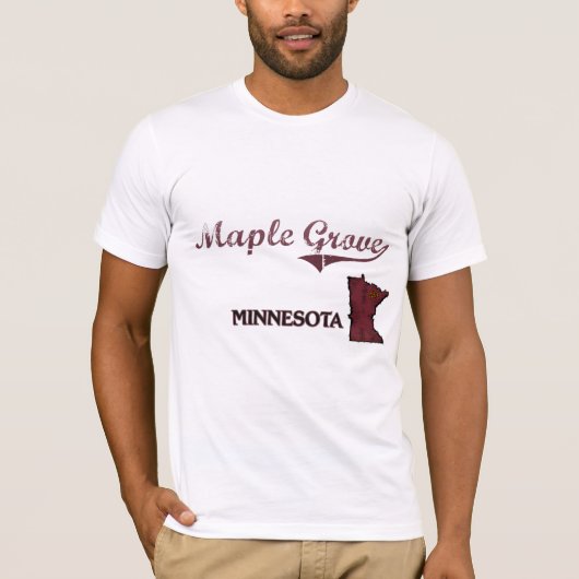 Maple Grove Minnesota City Classic T-shirt (Voorkant)
