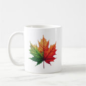Maple Herfst Leaf Classic Ceramic Koffiemok (Links)