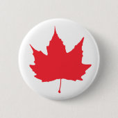 Maple herfstblad ronde button 5,7 cm (Voorkant)
