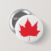 Maple herfstblad ronde button 5,7 cm (Voorkant /achterkant)