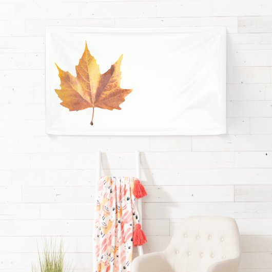 Maple herfstblad spandoek (Insitu)