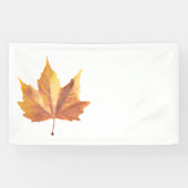 Maple herfstblad spandoek (Horizontaal)