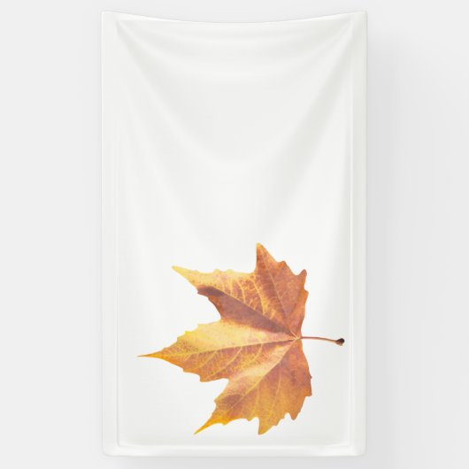 Maple herfstblad spandoek (Verticaal)
