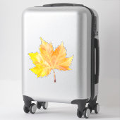 Maple herfstblad sticker (Koffer)