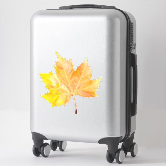 Maple herfstblad sticker (Koffer)