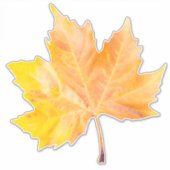 Maple herfstblad sticker (Voorkant)