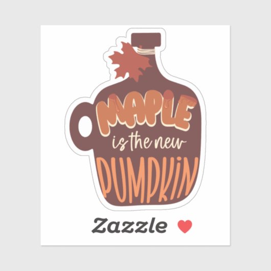 Maple is de nieuwe pompografische Sticker (Vel)