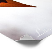 Maple laat de herfst Glow Poster afdrukken (Hoek)