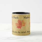Maple laat de zakelijke Mok van de Maple Syrup ove (Midden)