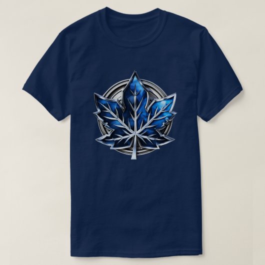Maple Leaf 3D Badge T-shirt (Design voorkant)