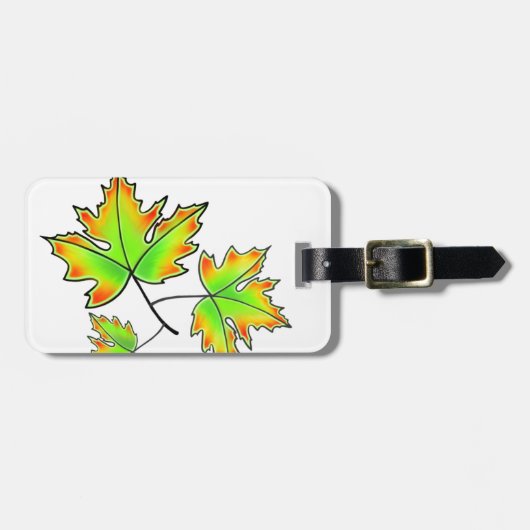 Maple Leaf Bagagelabel (Voorkant horizontaal)