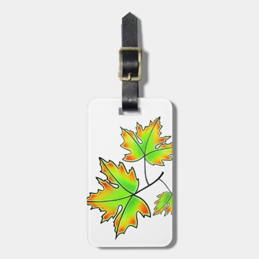 Maple Leaf Bagagelabel (Voorkant verticaal)