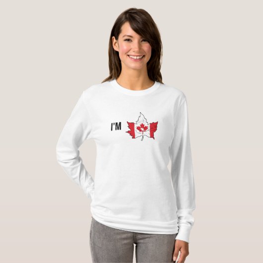 Maple Leaf Beaver Canadezen Canada Day Canada T-shirt (Voorkant volledig)