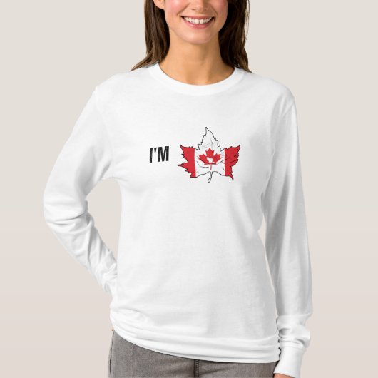 Maple Leaf Beaver Canadezen Canada Day Canada T-shirt (Voorkant)