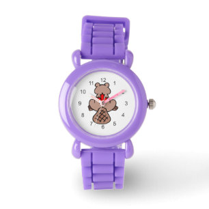 Maple Leaf Beaver Horloge