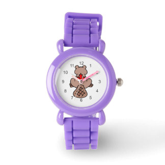 Maple Leaf Beaver Horloge