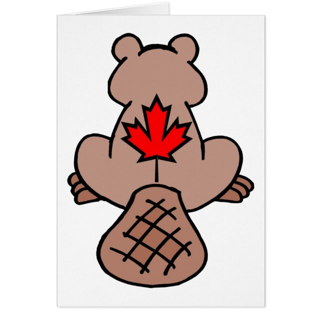 Maple Leaf Beaver Kaart (Voorkant)