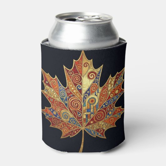 MAPLE LEAF Bierblikje Koeler: Oktoberfest Blikjeskoeler (Blikje Voorkant)
