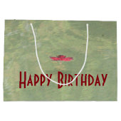 Maple Leaf Birthday Bag Groot Cadeauzakje (Achterkant)