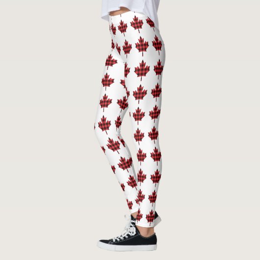 Maple Leaf Buffalo Pset Check Patroon Leggings (Links)