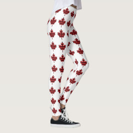 Maple Leaf Buffalo Pset Check Patroon Leggings