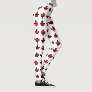 Maple Leaf Buffalo Pset Check Patroon Leggings