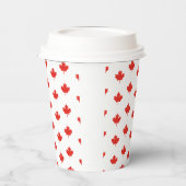 Maple Leaf Canada Dag 1e Juli Feestcadeau Papieren Bekers (Links)