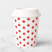 Maple Leaf Canada Dag 1e Juli Feestcadeau Papieren Bekers (Achterkant)