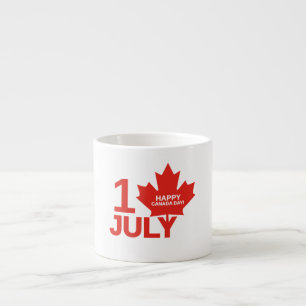 Maple Leaf Canada Day 1s juli viering cadeau Espresso Kop