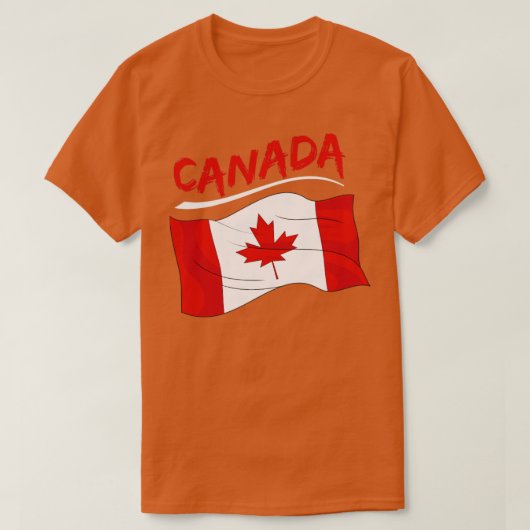 Maple Leaf Canada Day Canadese vlag Canada T-shirt (Design voorkant)