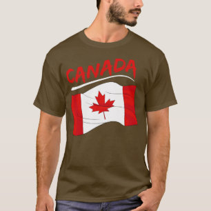 Maple Leaf Canada Day Canadese vlag Canada T-shirt