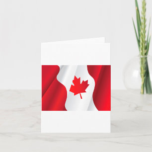 Maple Leaf Canada Flag Kaart