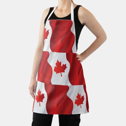 Maple Leaf Canada Flag Schort (Insitu)