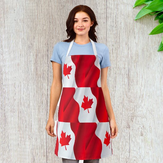 Maple Leaf Canada Flag Schort