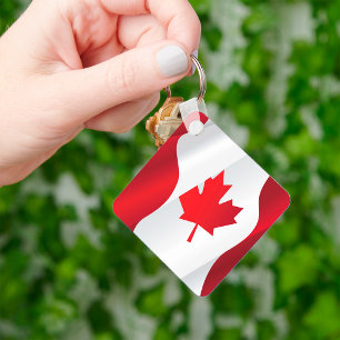 Maple Leaf Canada Flag Sleutelhanger