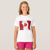 Maple Leaf Canada Flag T-shirt (Voorkant volledig)