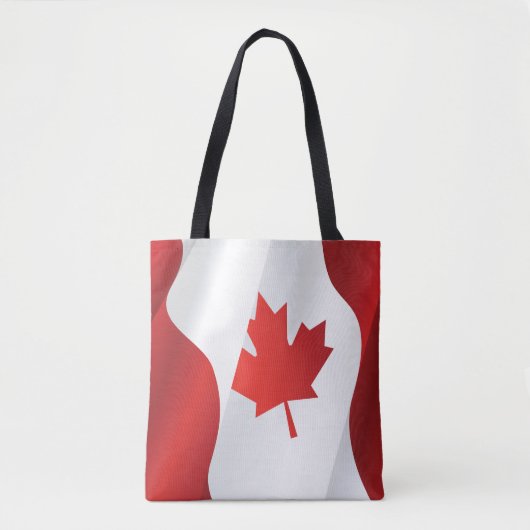Maple Leaf Canada Flag Tote Bag (Voorkant)