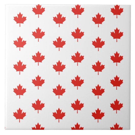 Maple Leaf, Canada Tegeltje (Voorkant)