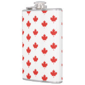 Maple Leaf Canada Vlag Embleem Patroon-24105 Heupfles (Links)