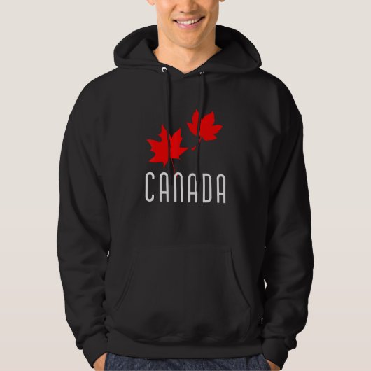 Maple Leaf Canadees Land Canada 1 Hoodie (Voorkant)
