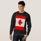 Maple Leaf Canadese Retro Nationale Vlag CA Trui (Voorkant volledig)