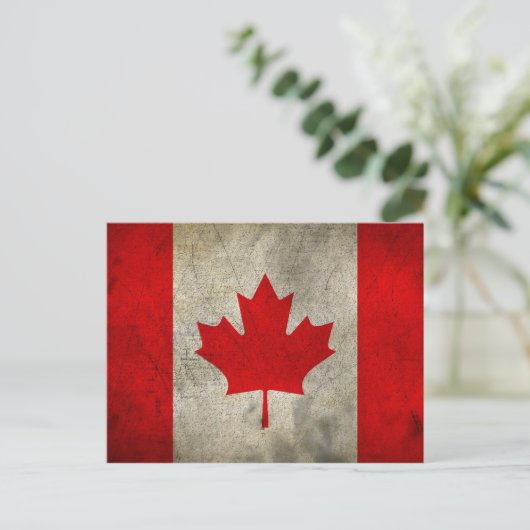  Maple Leaf Canadese vlag Briefkaart (Staand voorkant)